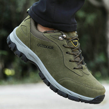 Breathable Waterproof Hiking Trail Shoes Green