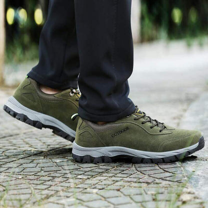 Breathable Waterproof Hiking Trail Shoes Green