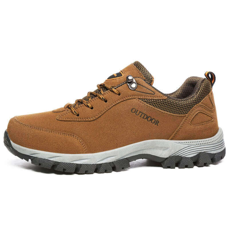 Waterproof Hiking Trekking Shoes Brown Leather