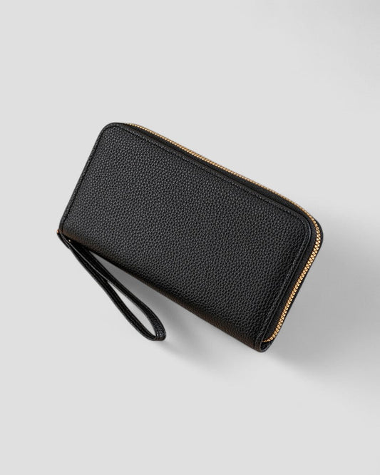 Stylish Faux Leather Wristlet Clutch Wallet for Ladies - OutfitLondon
