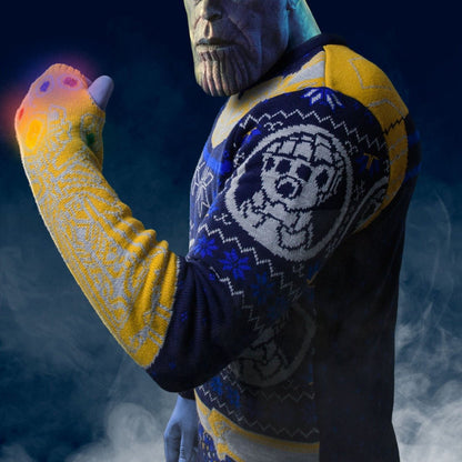 Marvel Infinity Gauntlet Men's Xmas Sweater
