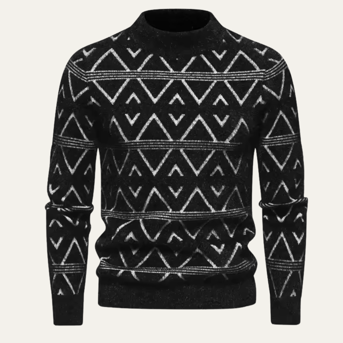 Cozy Men's Fleece Crew Neck Sweater