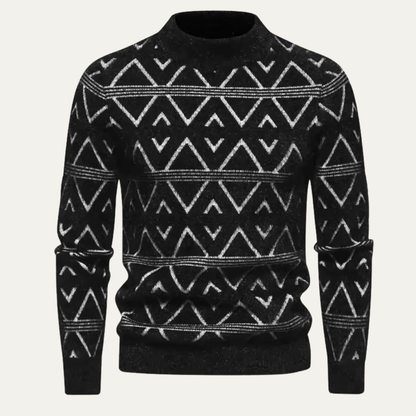Cozy Men's Fleece Crew Neck Sweater
