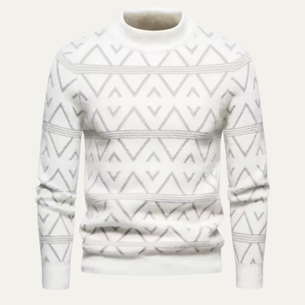 Cozy Men's Fleece Crew Neck Sweater