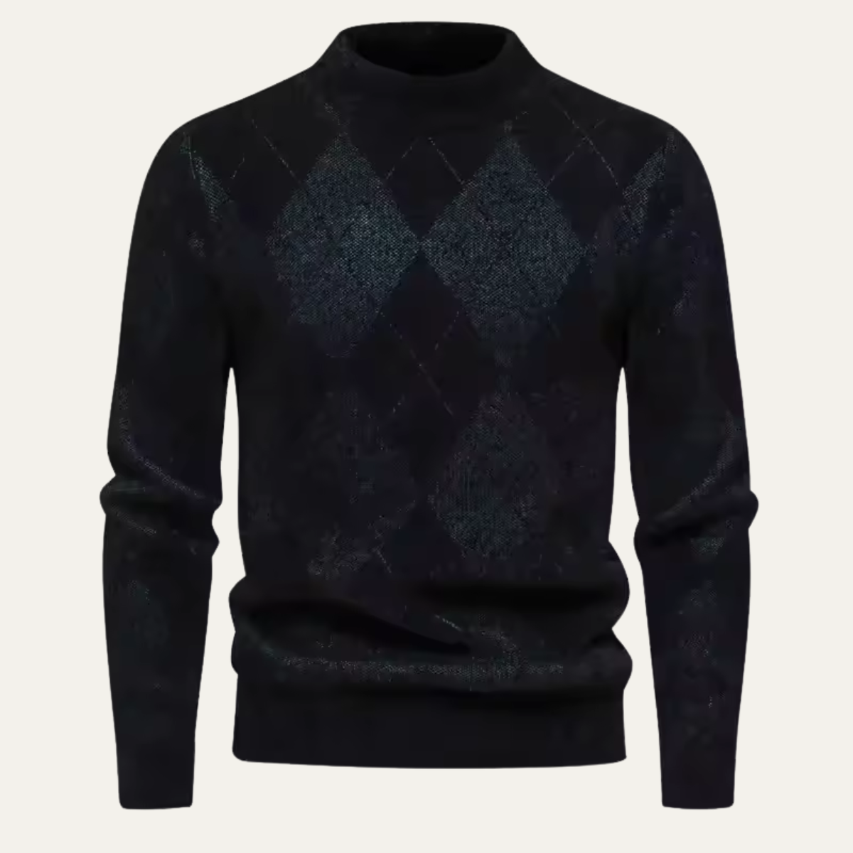 Cozy Men's Fleece Crew Neck Sweater