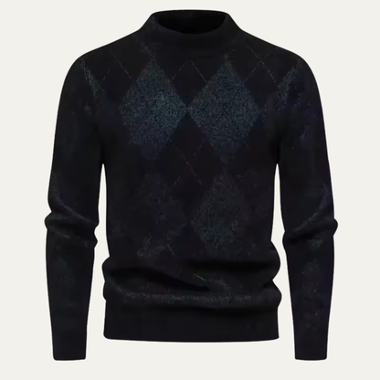Cozy Men's Fleece Crew Neck Sweater