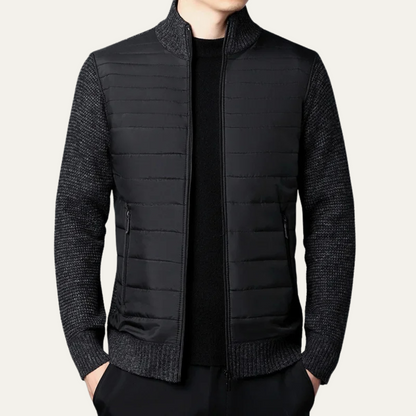 Waterproof Insulated Puffer Knit Coat