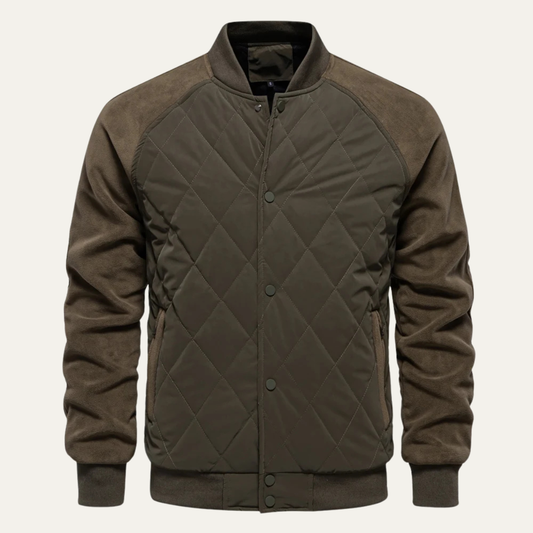 Men's Insulated Padded Bomber Jacket - OutfitLondon