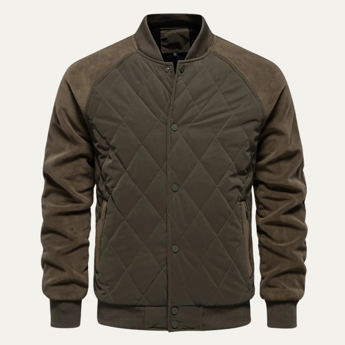 Men's Insulated Padded Bomber Jacket