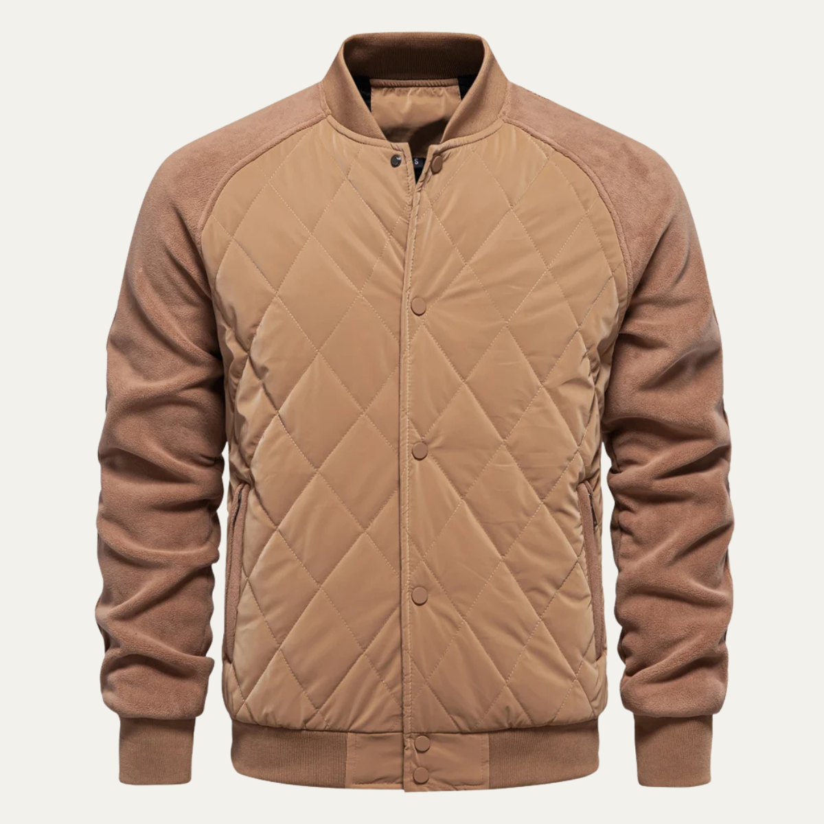 Men's Insulated Padded Bomber Jacket
