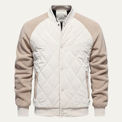 Men's Insulated Padded Bomber Jacket