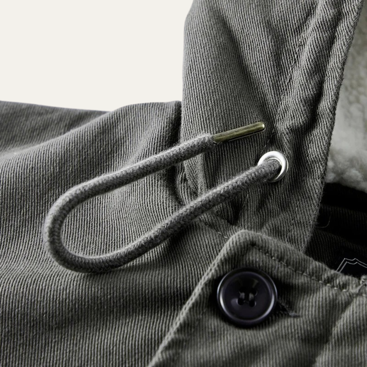 Men's Fleece Lined Hooded Winter Coat