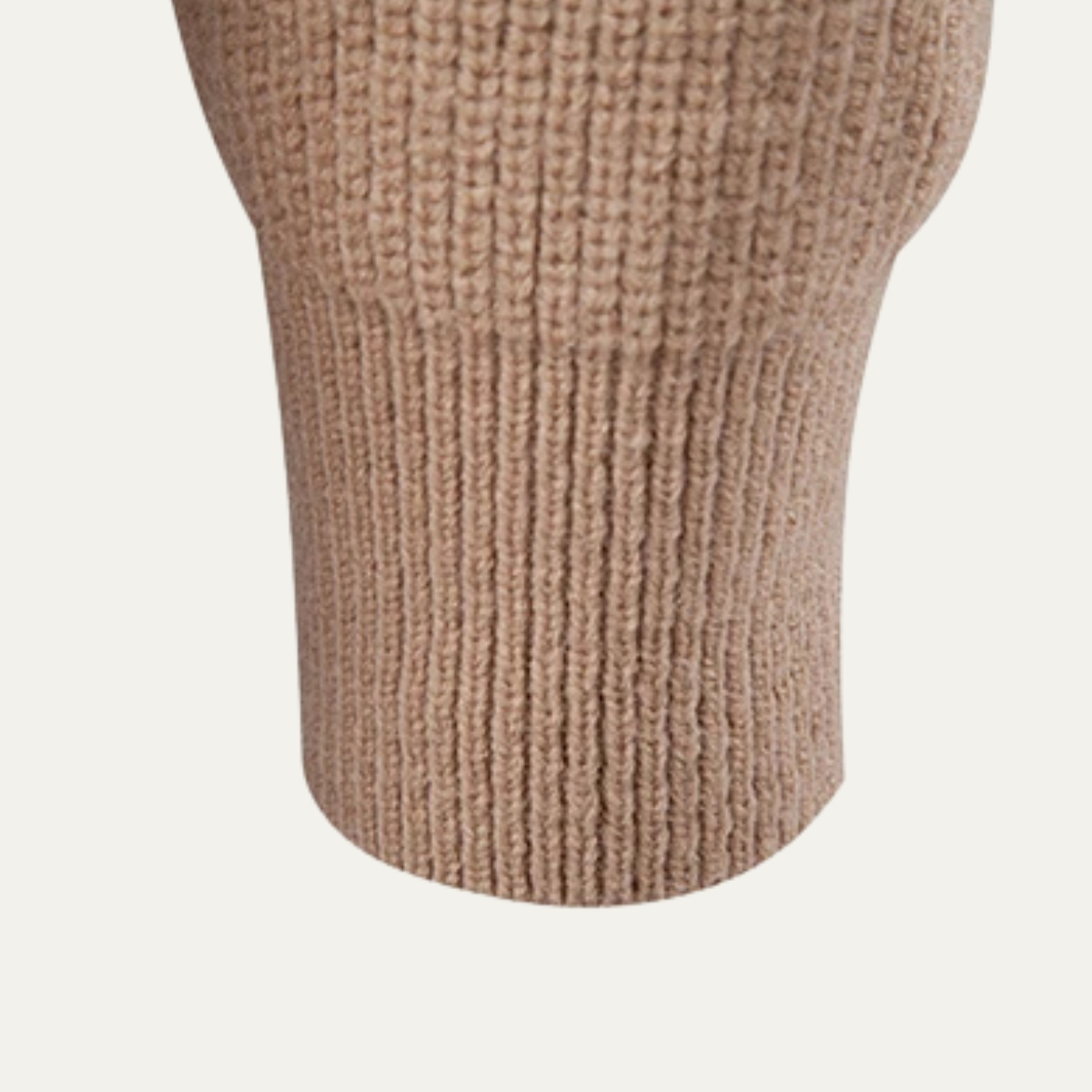 Thick Warm Mens Cable Knit Zip Cardigan