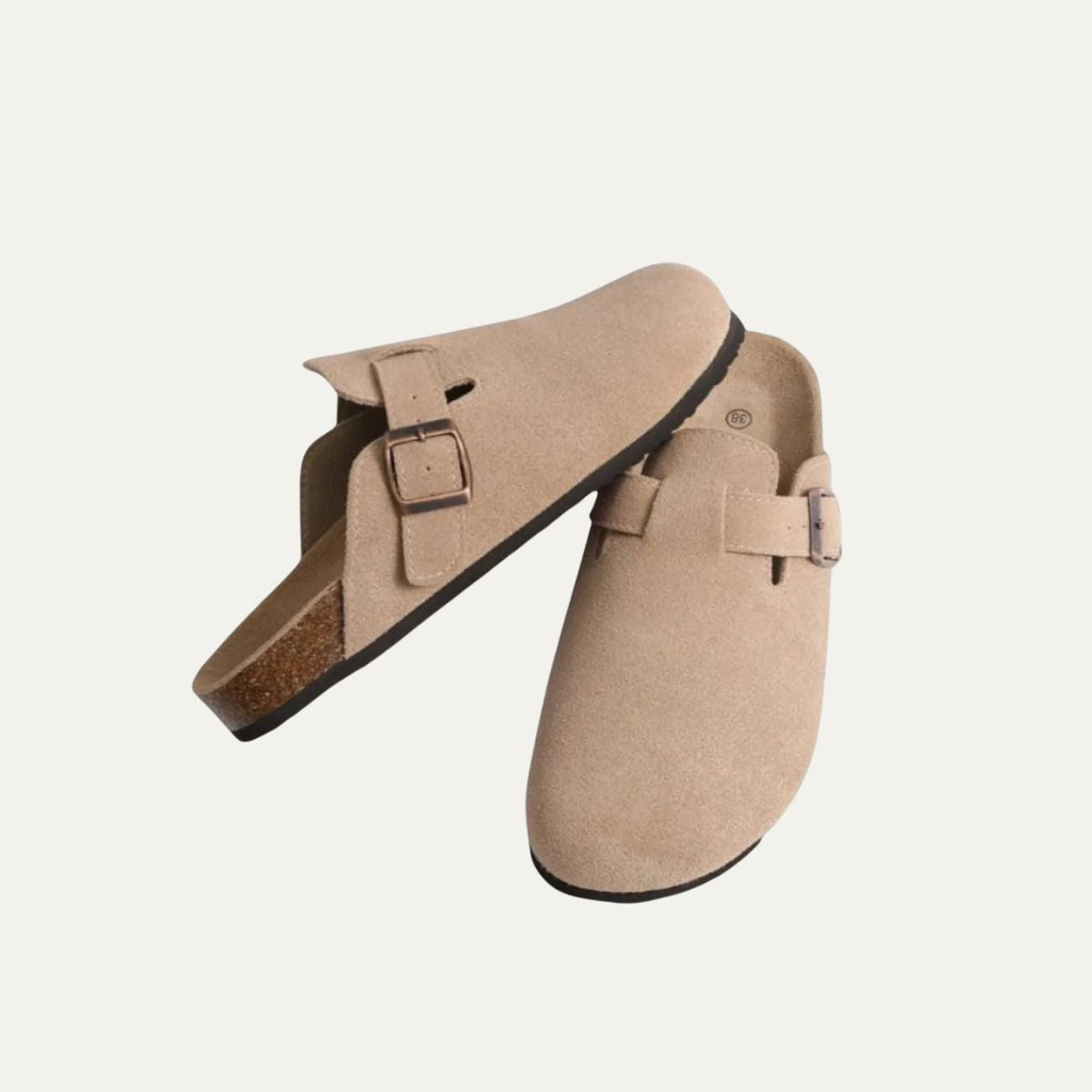 Comfortable Men's Wool Slippers with Cushion Footbed - OutfitLondon