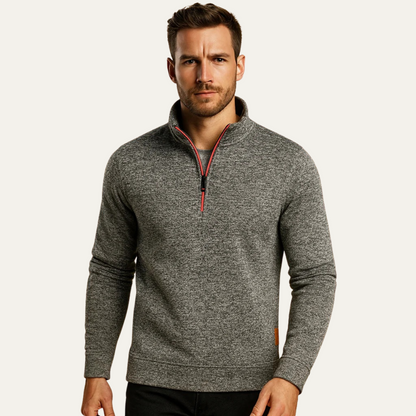 Men's Fleece Quarter Zip Pullover Jacket