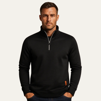 Men's Fleece Quarter Zip Pullover Jacket