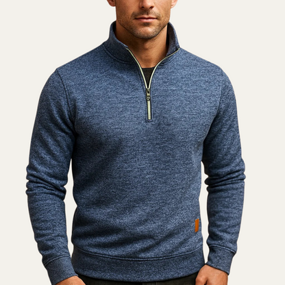 Men's Fleece Quarter Zip Pullover Jacket