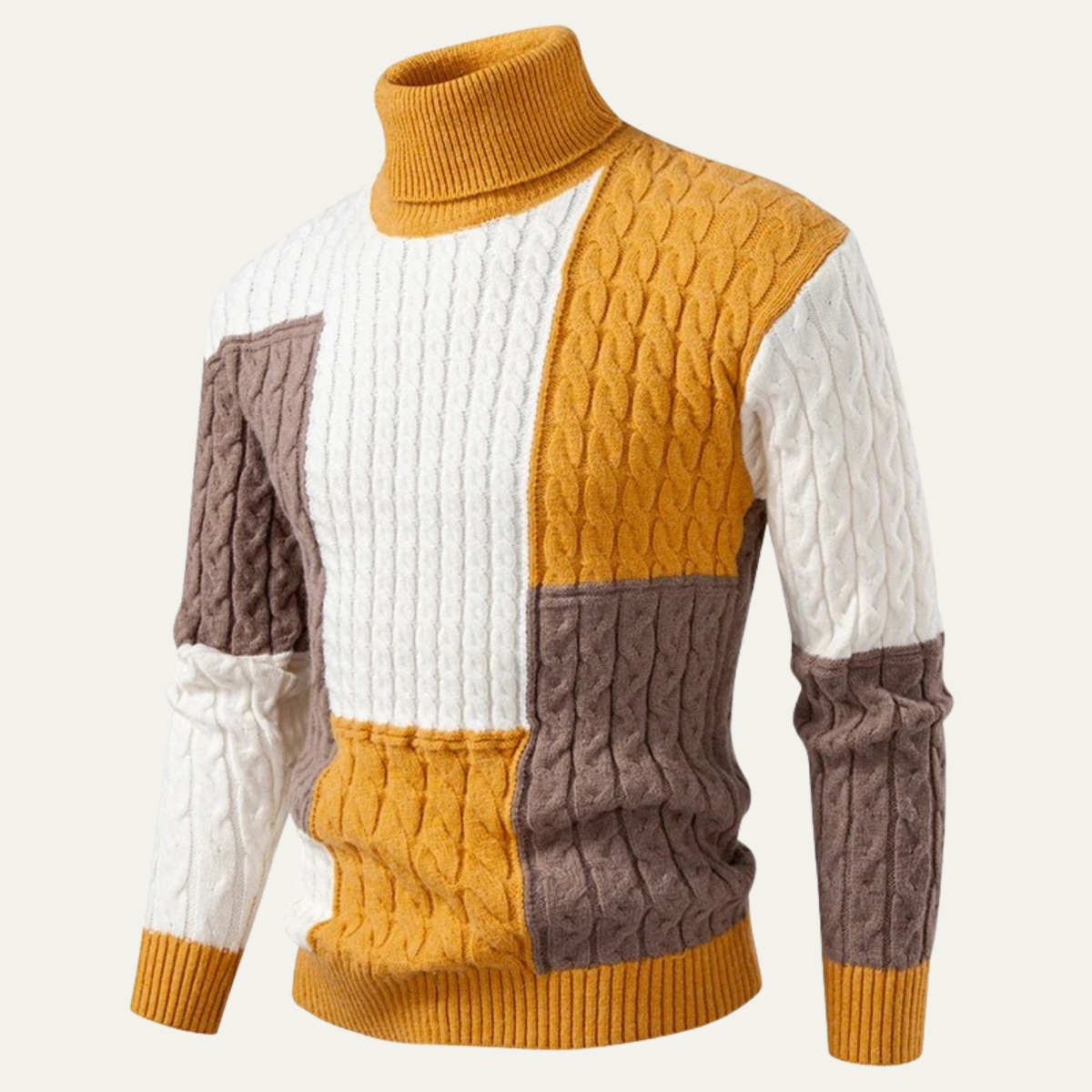 Men's Multicolor Crew Neck Sweater - OutfitLondon