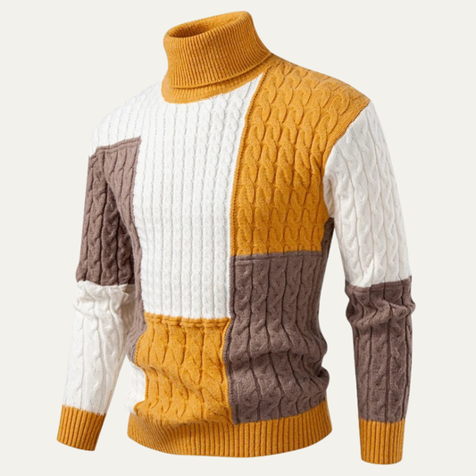 Men's Multicolor Crew Neck Sweater - OutfitLondon