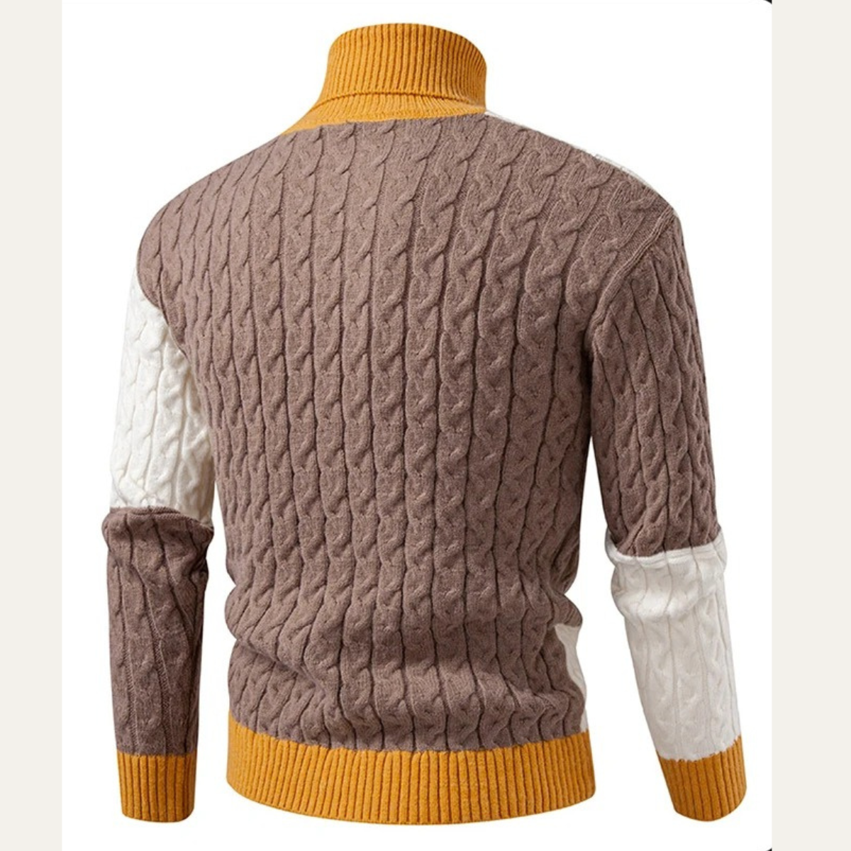 Men's Multicolor Crew Neck Sweater