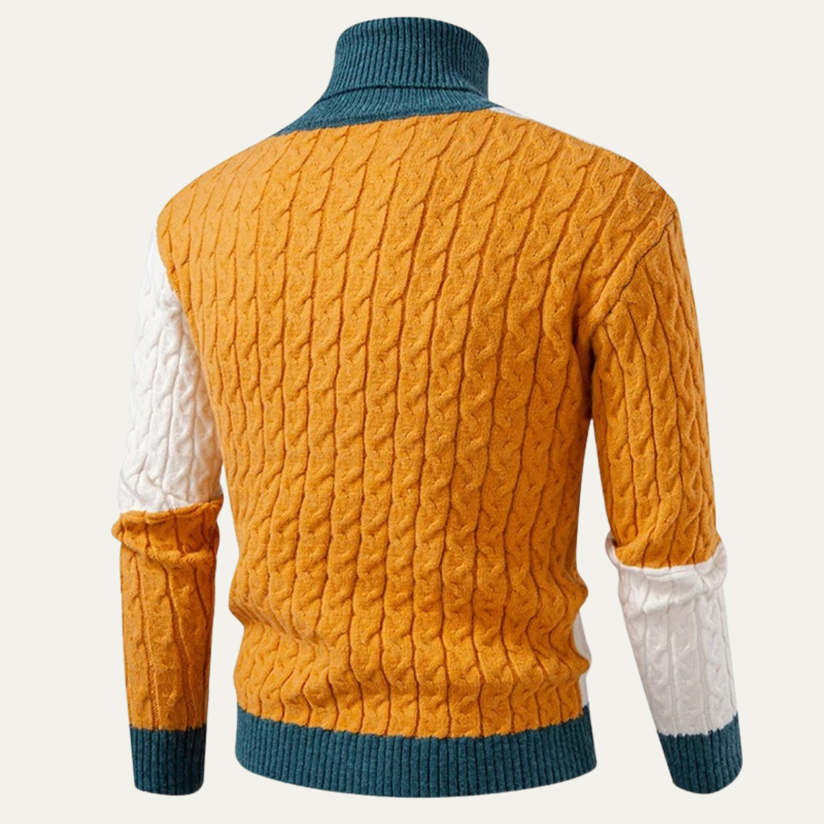 Men's Multicolor Crew Neck Sweater