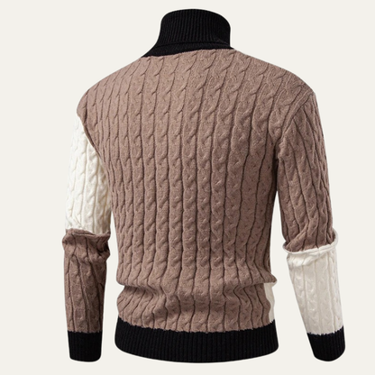 Men's Multicolor Crew Neck Sweater