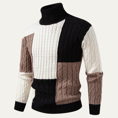 Men's Multicolor Crew Neck Sweater