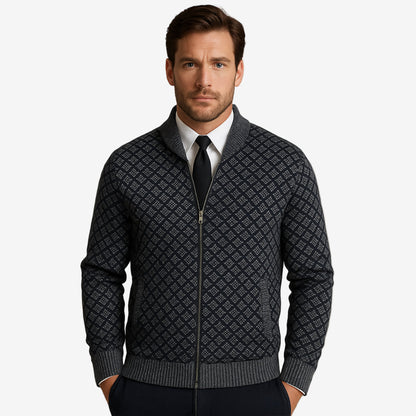 Men's Graphic Print Bomber Jacket