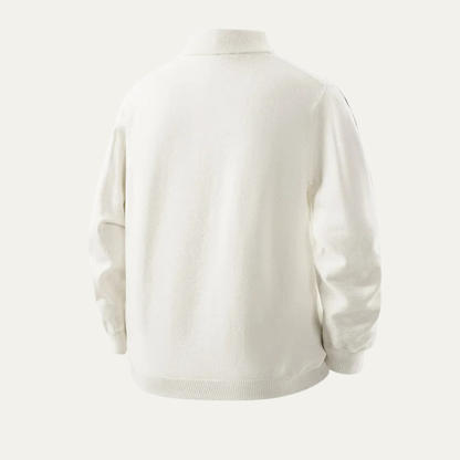 Men's Thick Plush Quarter Zip Sweater
