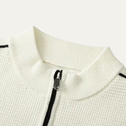 Men's Thick Plush Quarter Zip Sweater