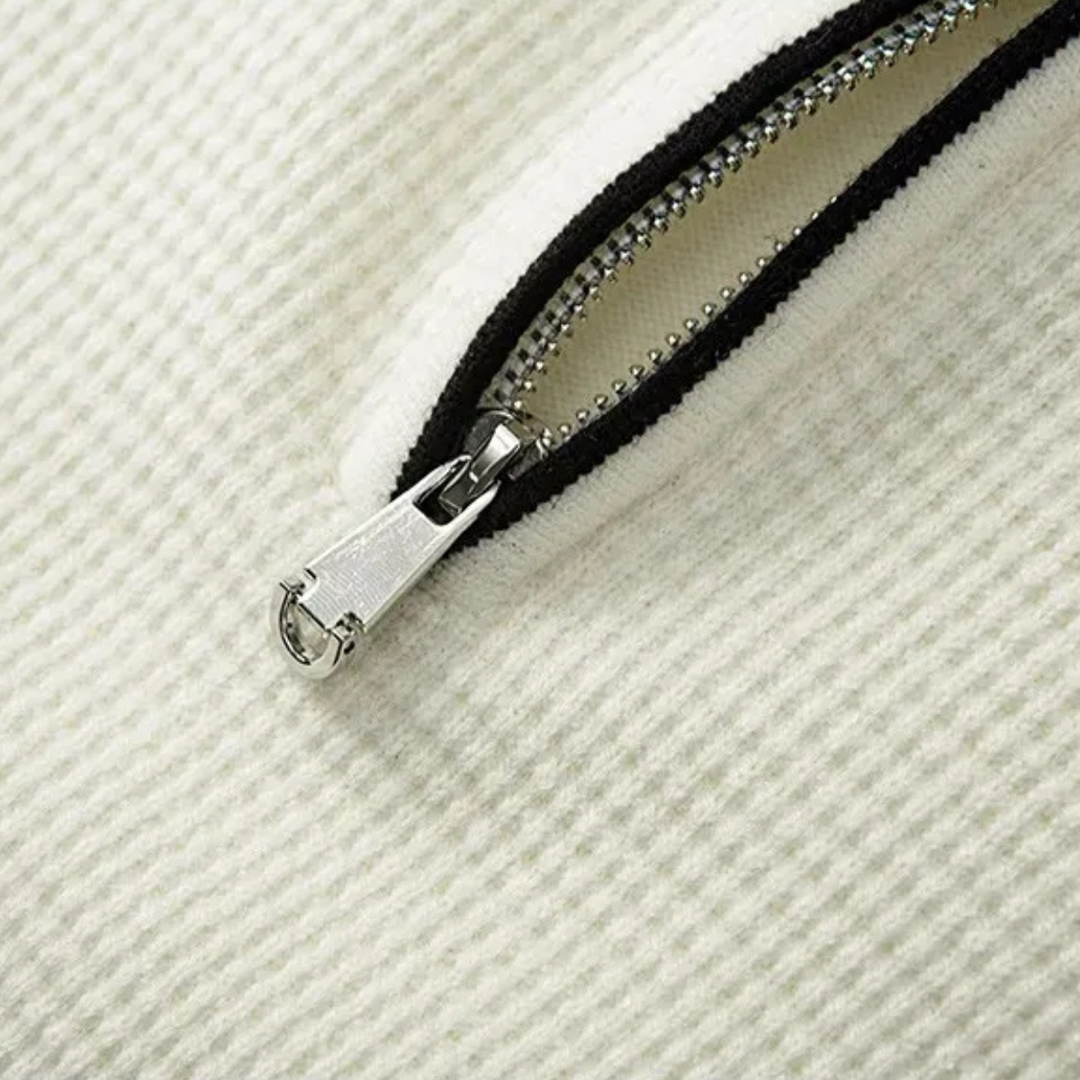 Men's Thick Plush Quarter Zip Sweater