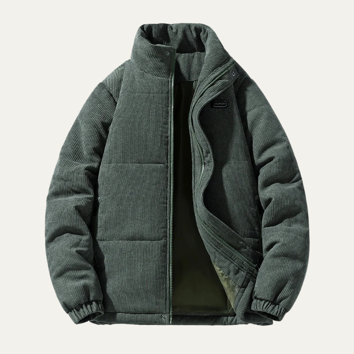 Warm Men's Quilted Puffer Coat