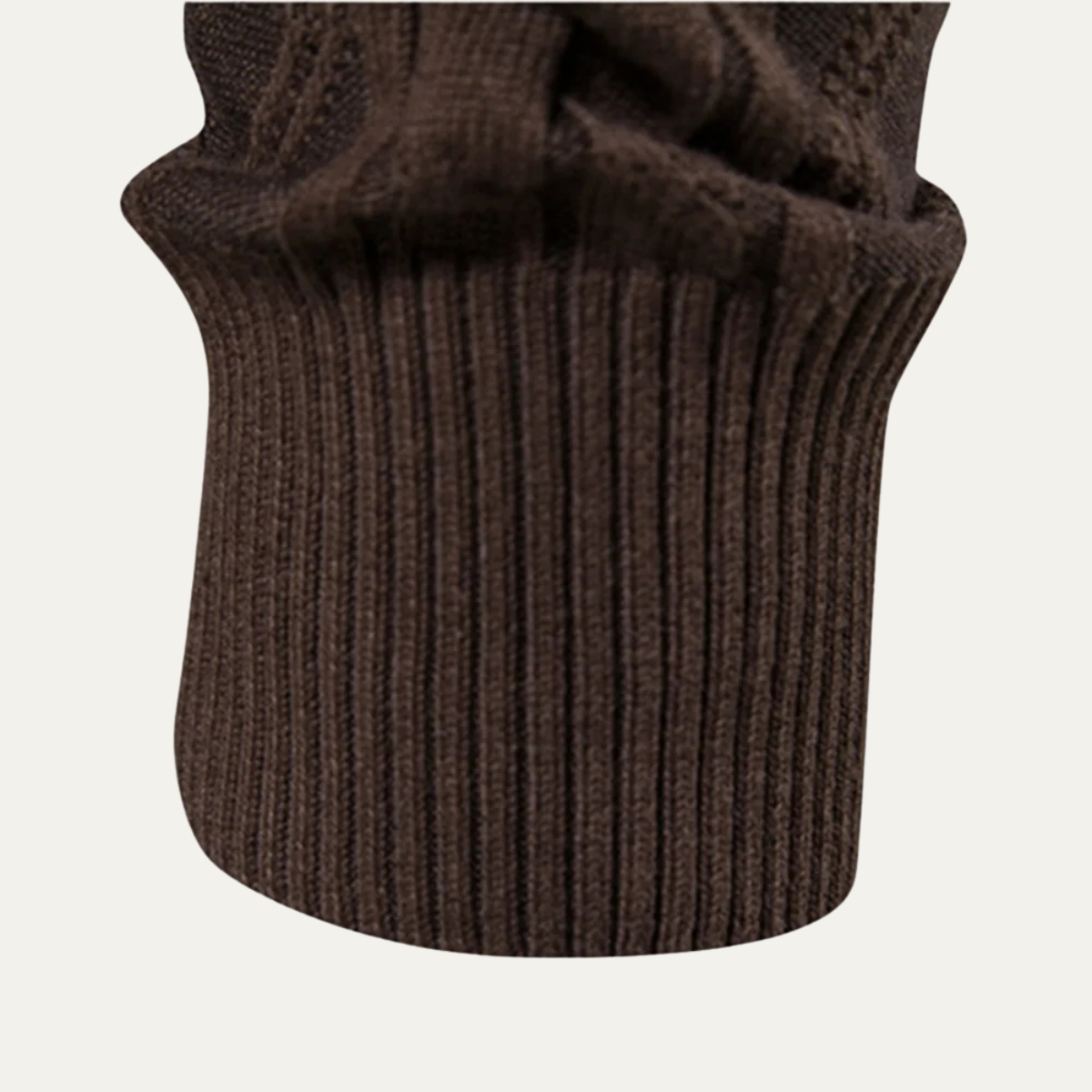 Soft Crew Neck Cable Knit Cardigan Sweater