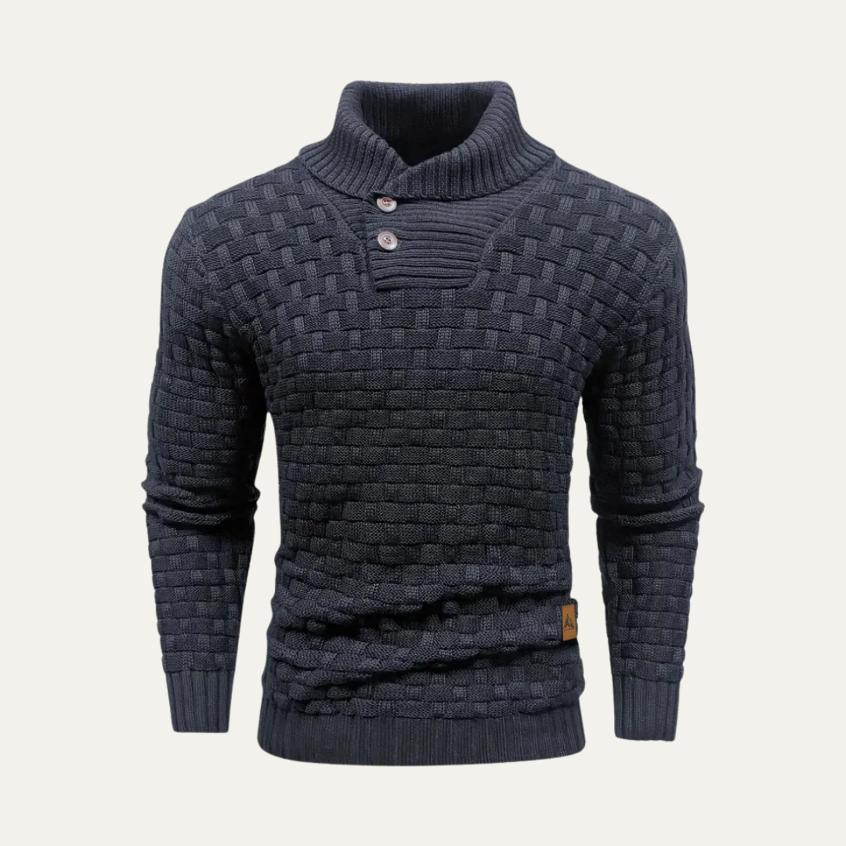 Men's Thick Cable Crew Neck Sweater