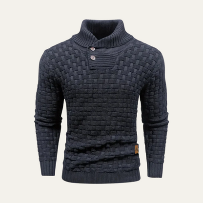 Men's Thick Cable Crew Neck Sweater
