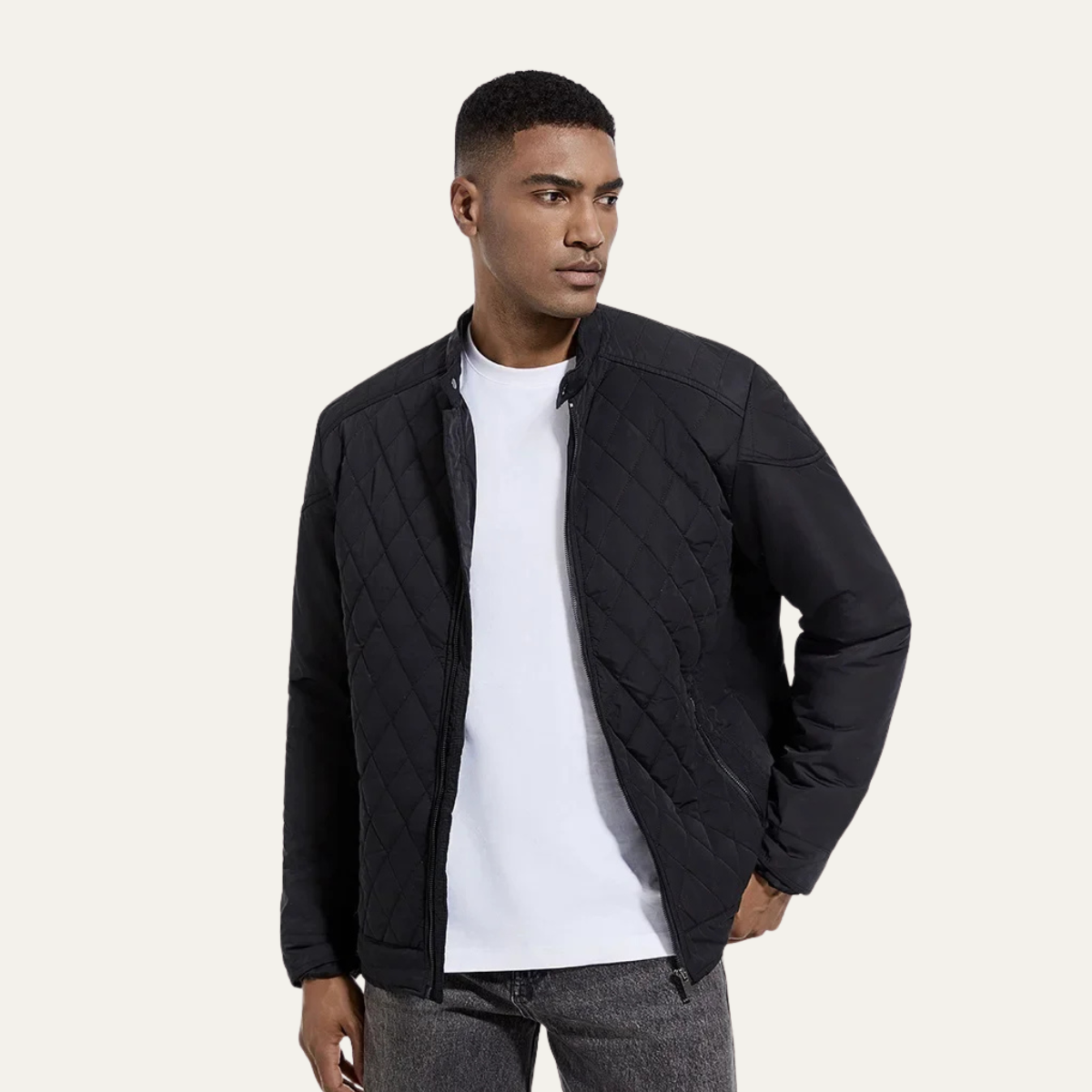 Men's Insulated Padded Racing Jacket