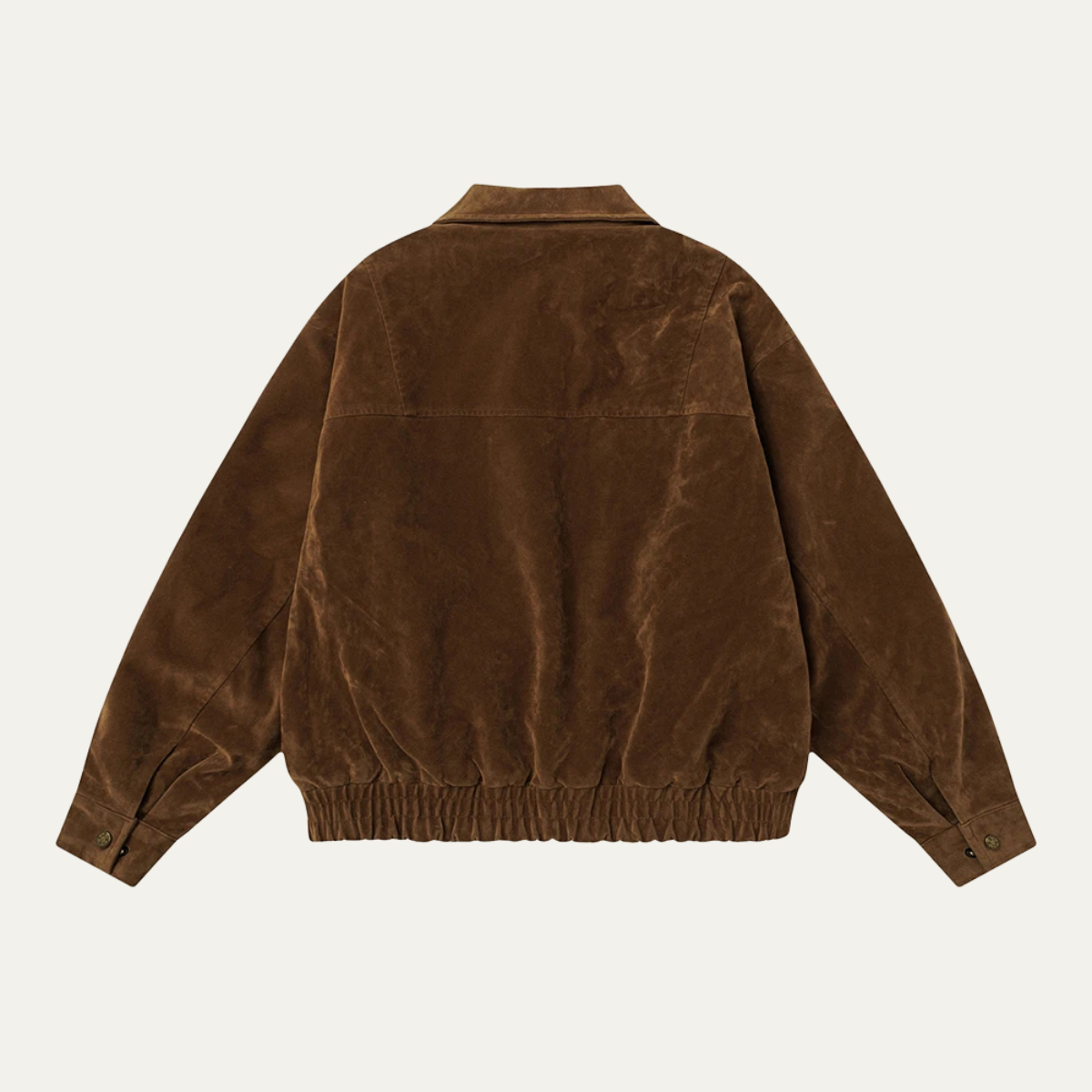 Men's Soft Leather Bomber Coat