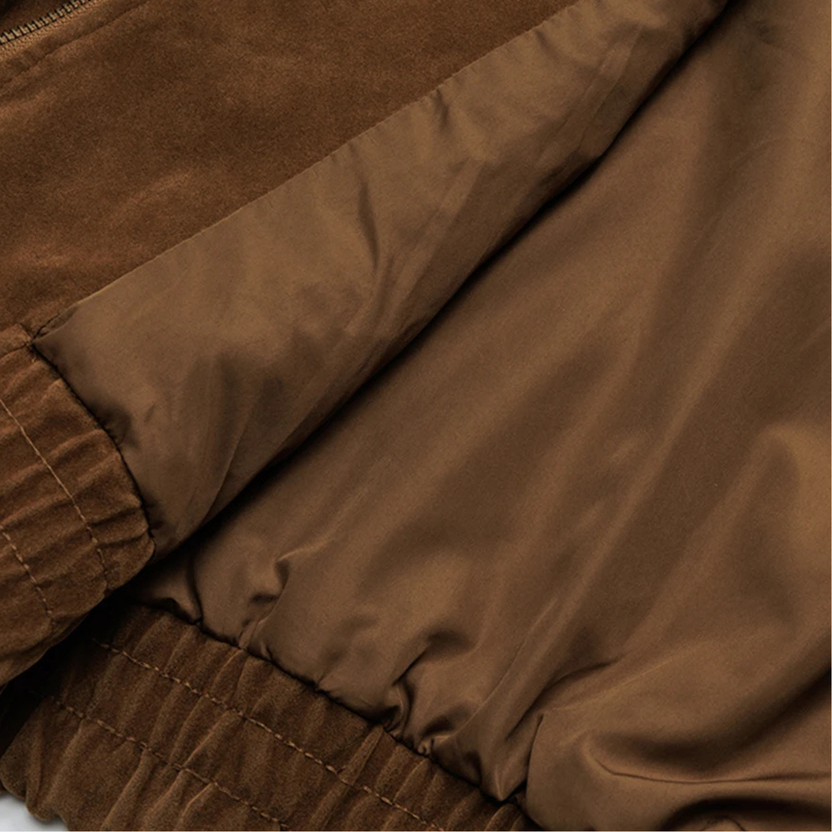 Men's Soft Leather Bomber Coat