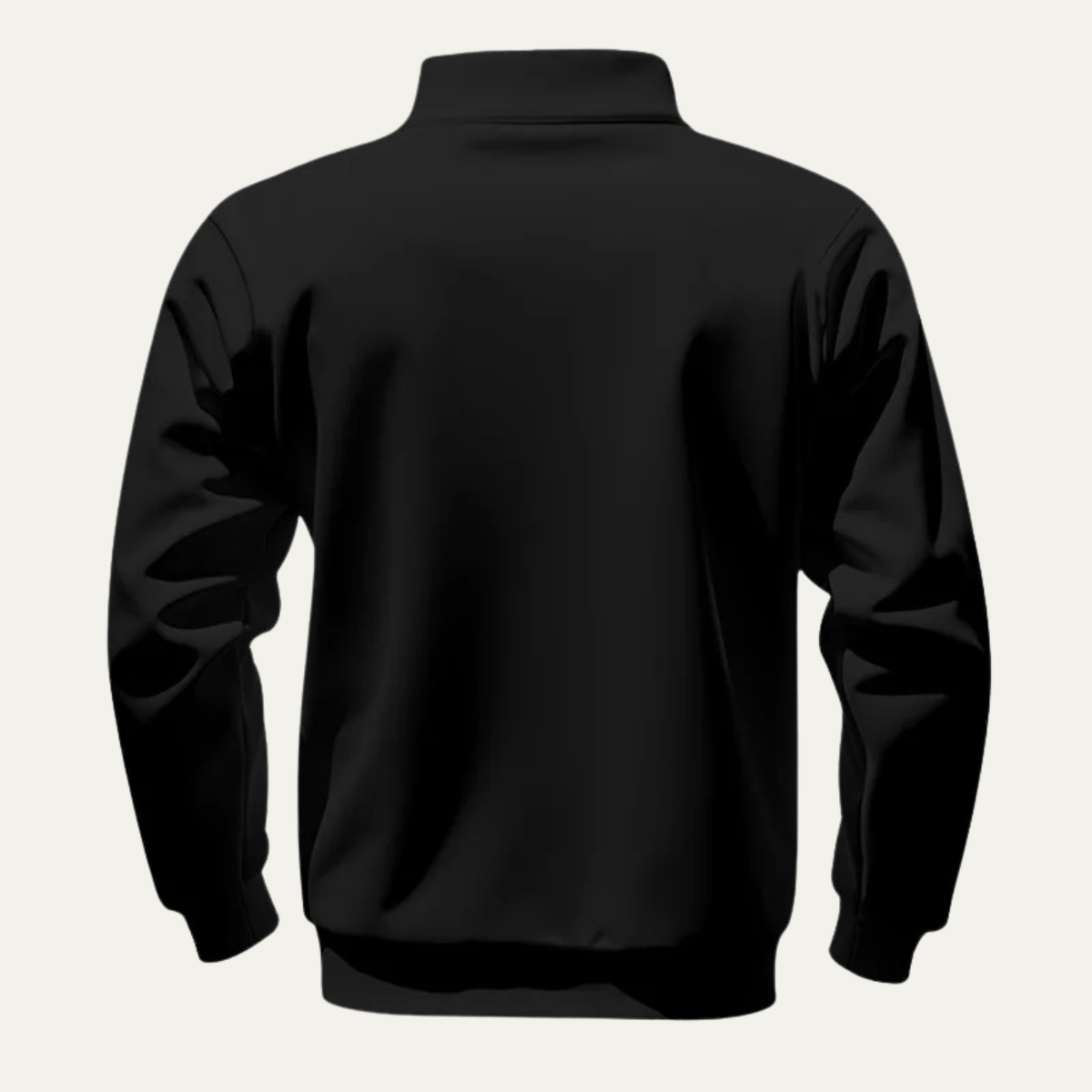 Men's Casual Zip Neck Pullover Sweatshirt