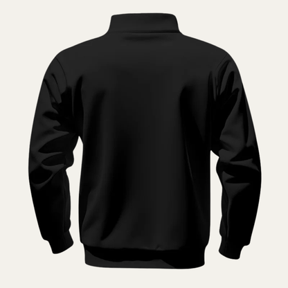 Men's Casual Zip Neck Pullover Sweatshirt