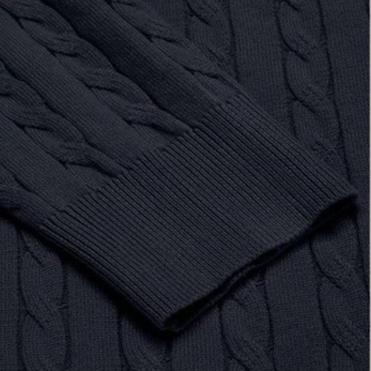Soft Crew Neck Cotton Sweater for Men