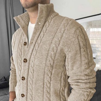 Men's Stylish Open-Front Cardigan