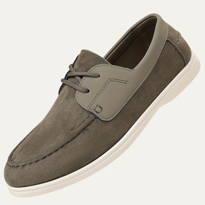 Luxury Brown Leather Boat Shoes