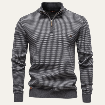 Men's Thick Knit Quarter Zip Jumper