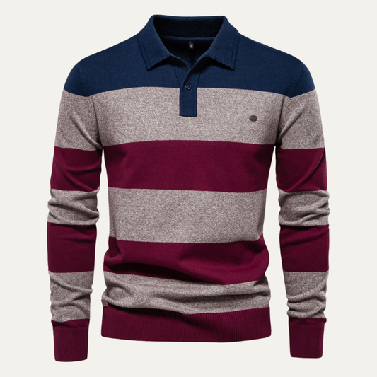 Men's Multi-Colored Crew Neck Sweater - OutfitLondon