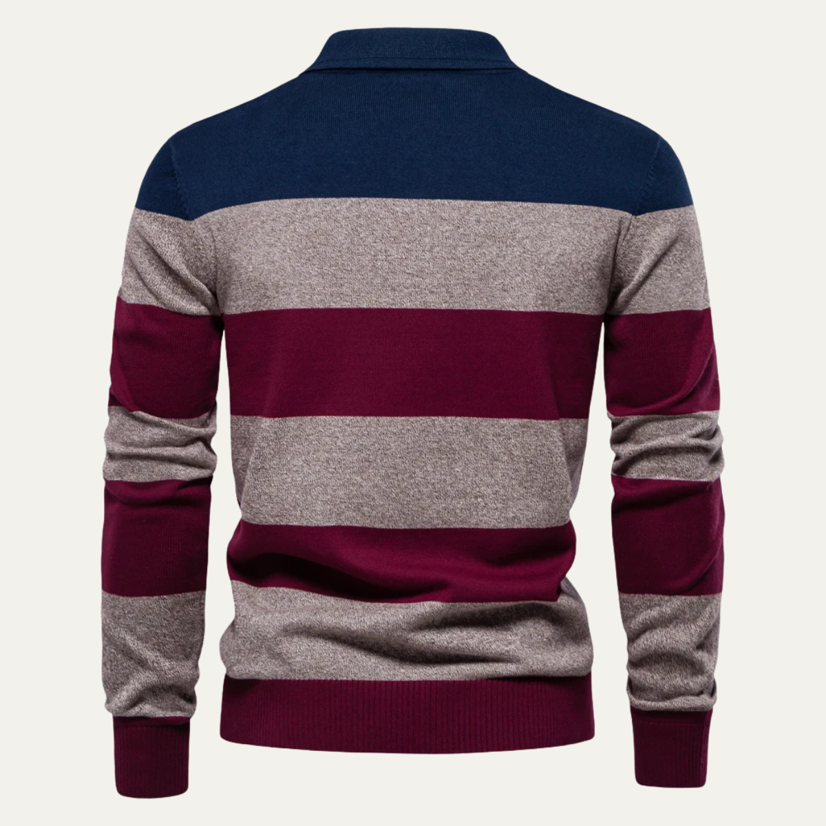 Men's Multi-Colored Crew Neck Sweater