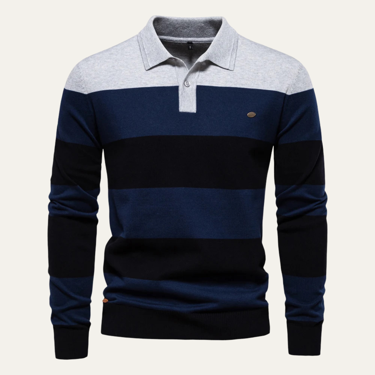 Men's Multi-Colored Crew Neck Sweater