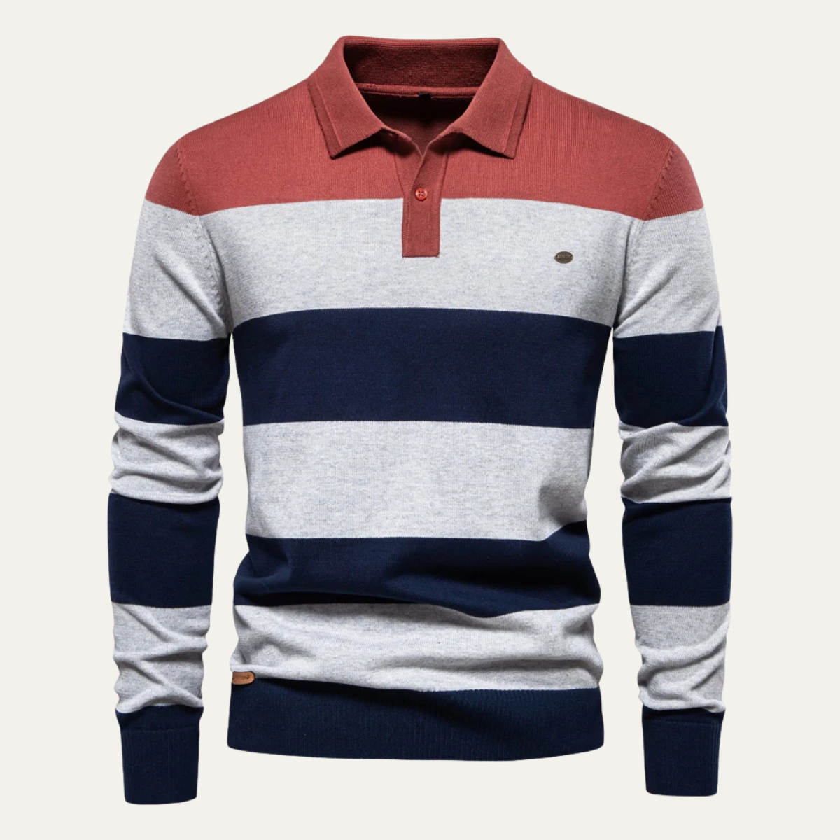 Men's Multi-Colored Crew Neck Sweater