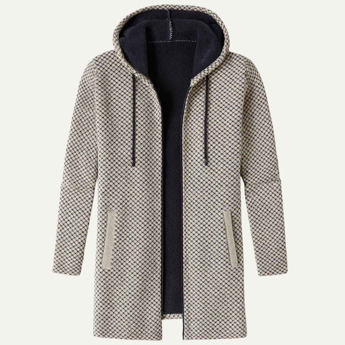 Men's Oversized Hooded Sweater Cardigan - OutfitLondon