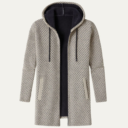 Men's Oversized Hooded Sweater Cardigan - OutfitLondon